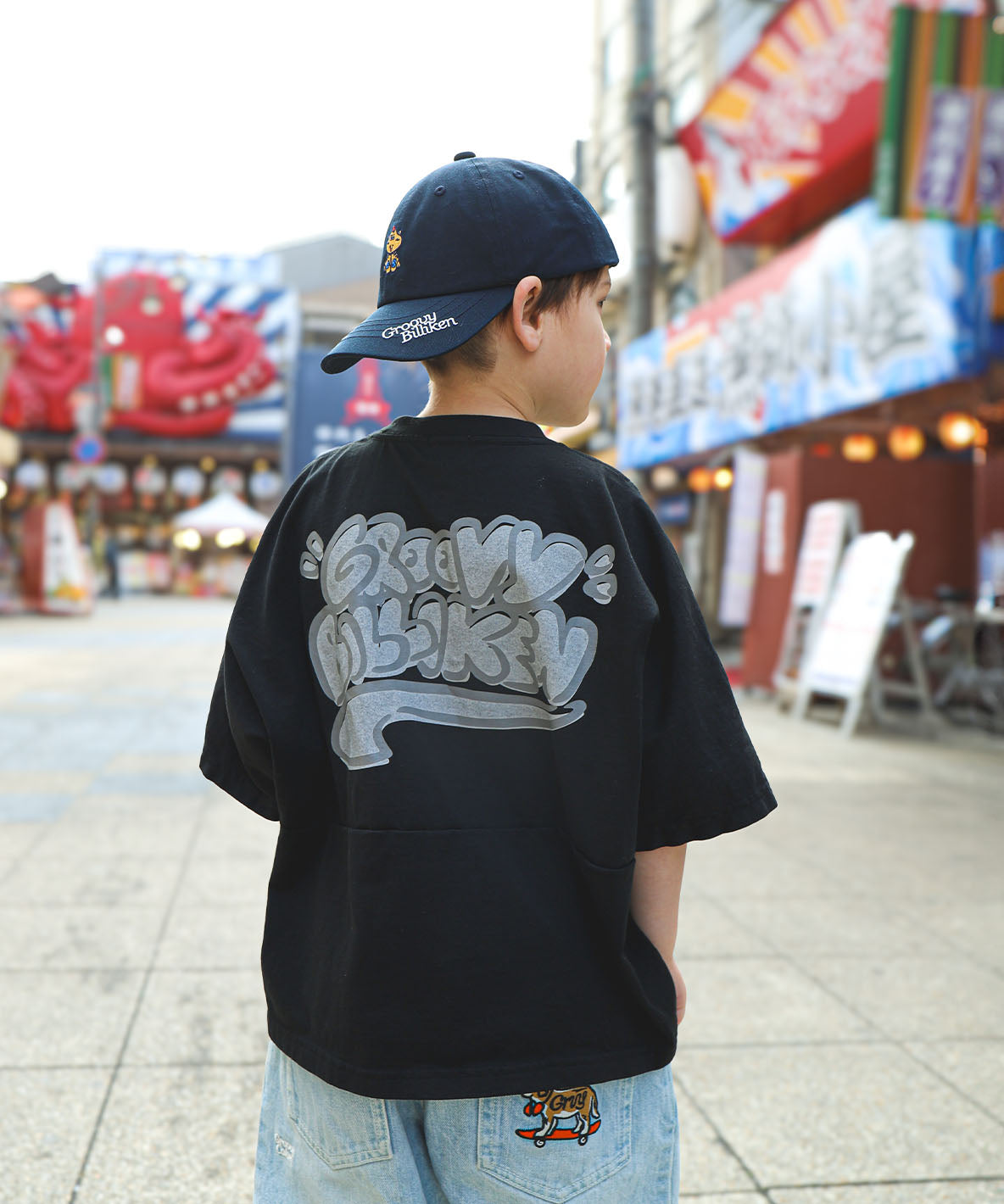 GROOVY BILLIKEN Wide Silhouette Tee