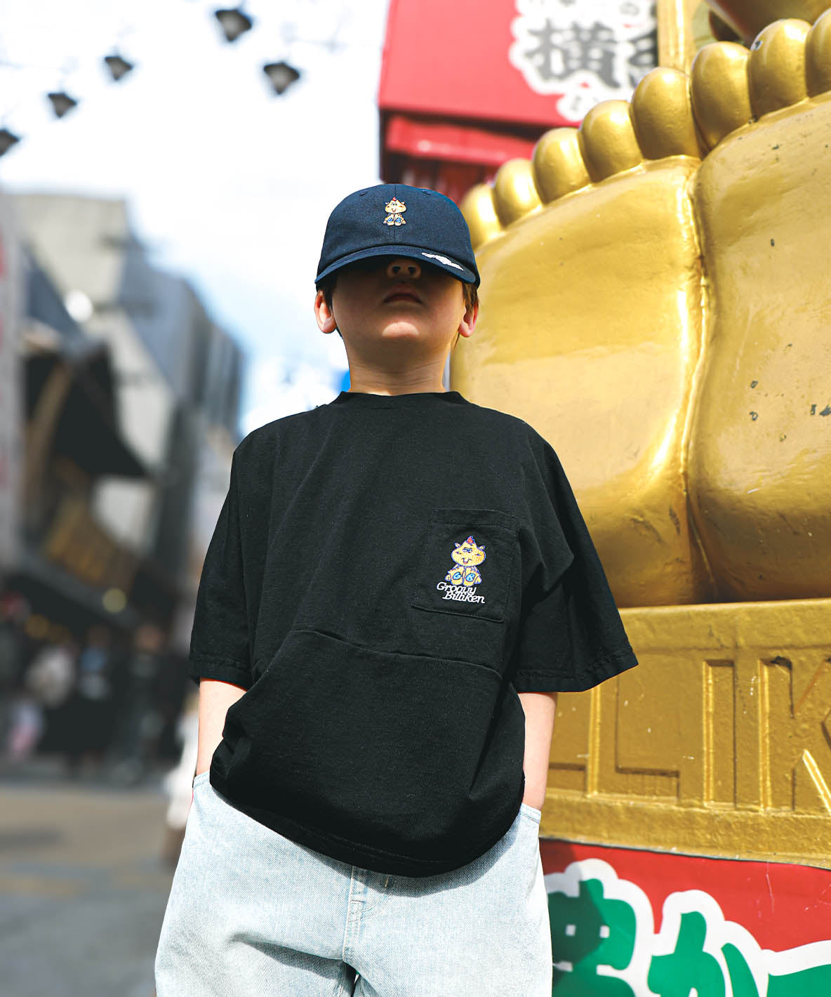 GROOVY BILLIKEN Wide Silhouette Tee