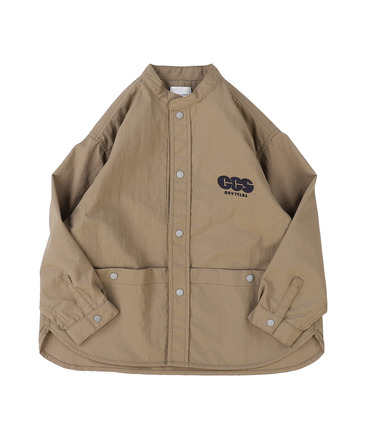 Light shell Taffeta Bandcollar Shirt(MENS)