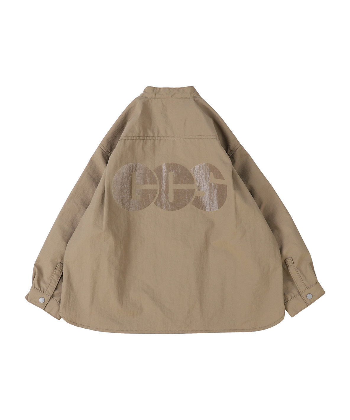 Light shell Taffeta Bandcollar Shirt(MENS)