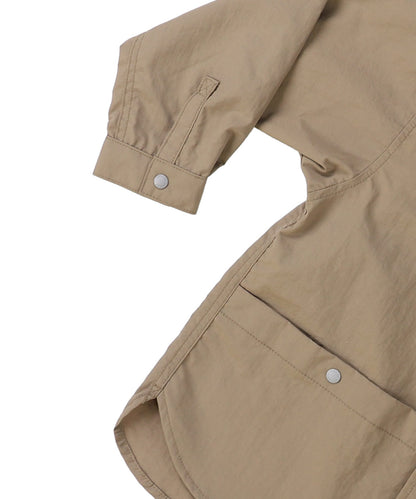 Light shell Taffeta Bandcollar Shirt