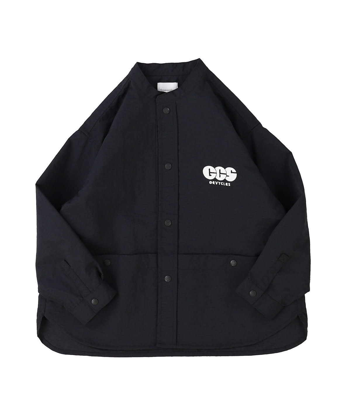 Light shell Taffeta Bandcollar Shirt(MENS)