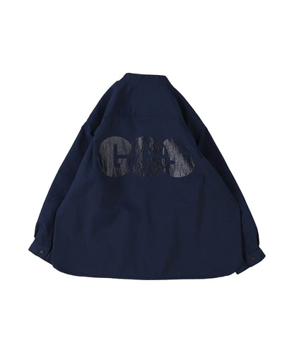 Light shell Taffeta Bandcollar Shirt(MENS)