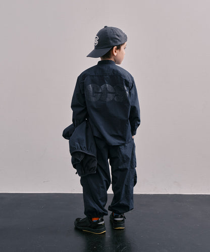 Light shell Taffeta Bandcollar Shirt