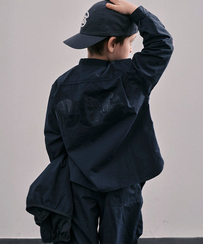 Light shell Taffeta Bandcollar Shirt