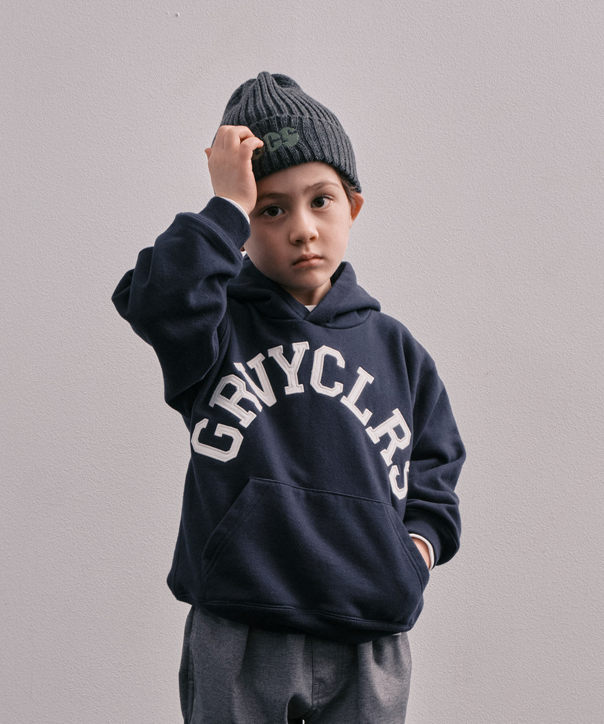 GRVYCLRS Applique Hoodie