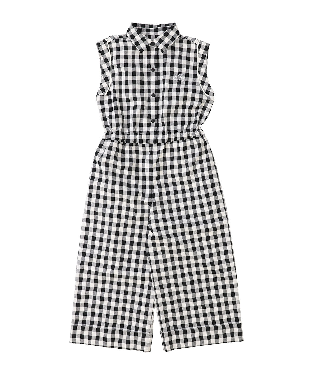 Gingham Check Overalls