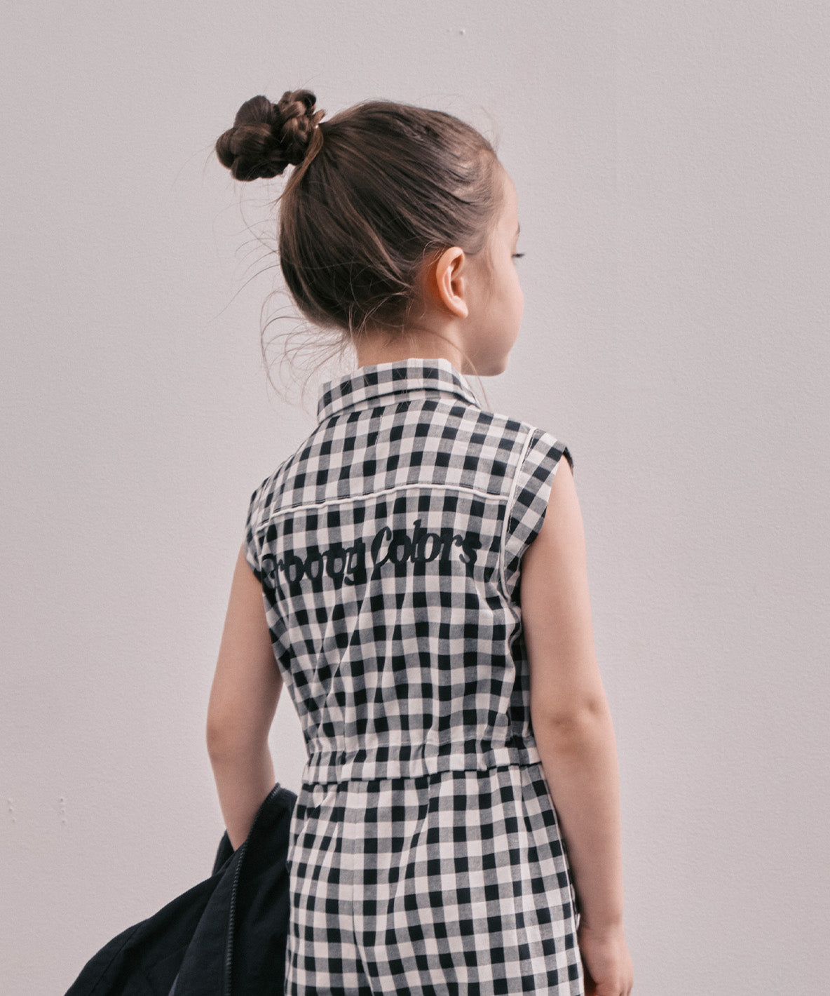 Gingham Check Overalls