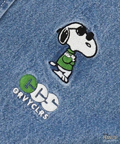 8oz Denim SNOOPY Bandcollar Shirt