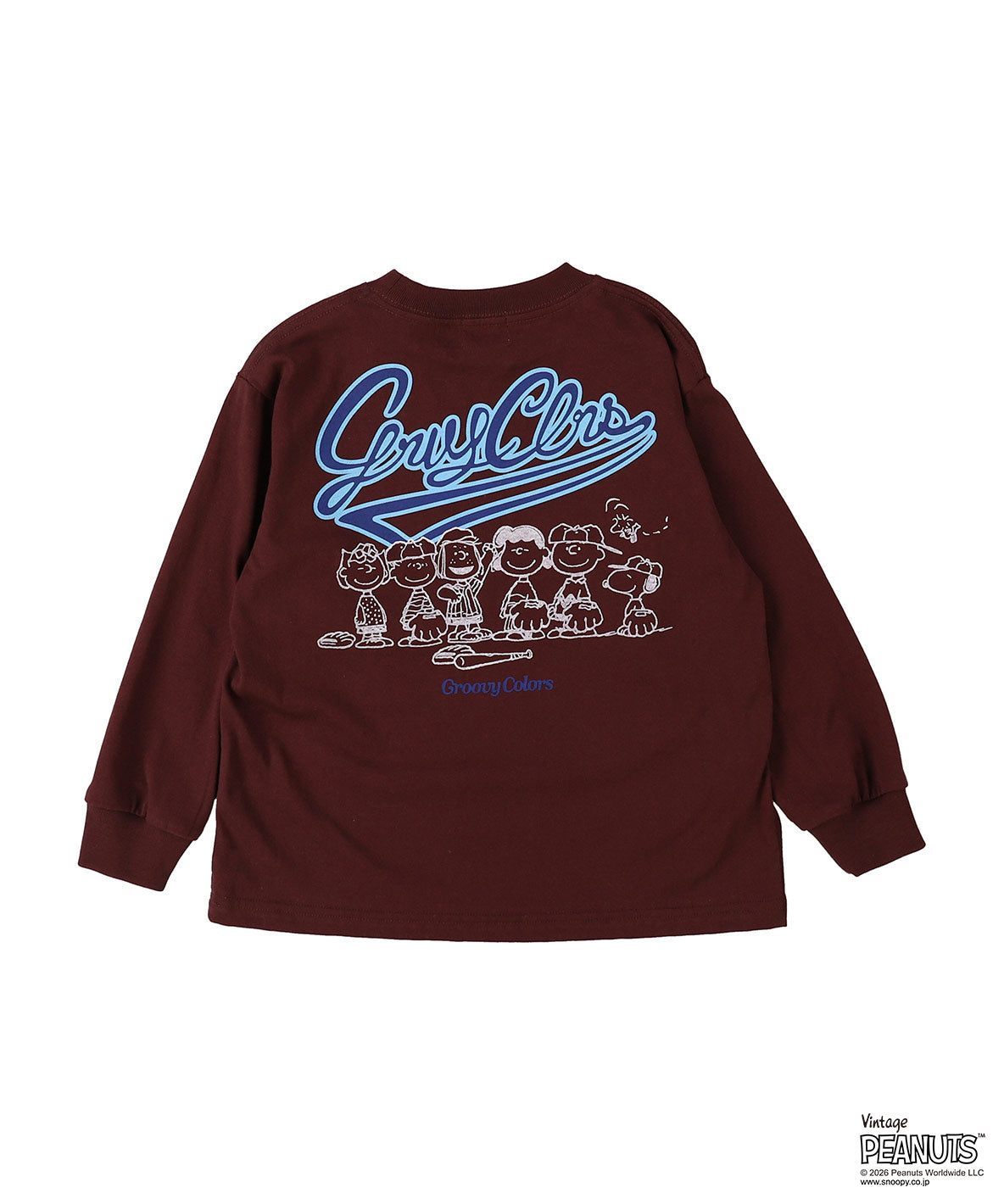 SNOOPY BASEBALL L/S Tee