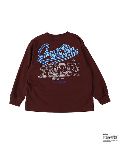 SNOOPY BASEBALL L/S Tee