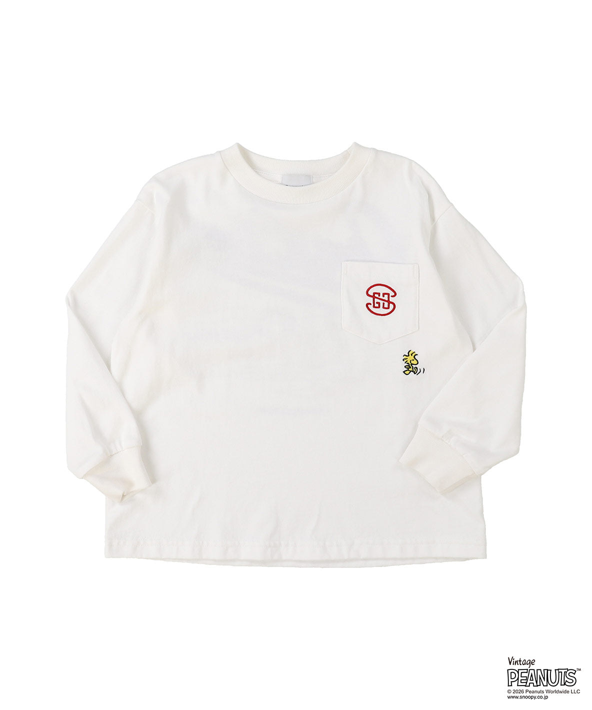 SNOOPY BASEBALL L/S Tee