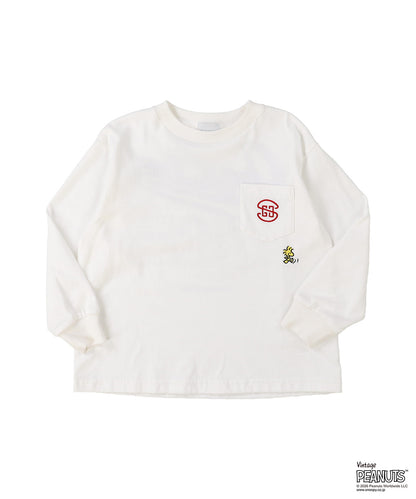 SNOOPY BASEBALL L/S Tee