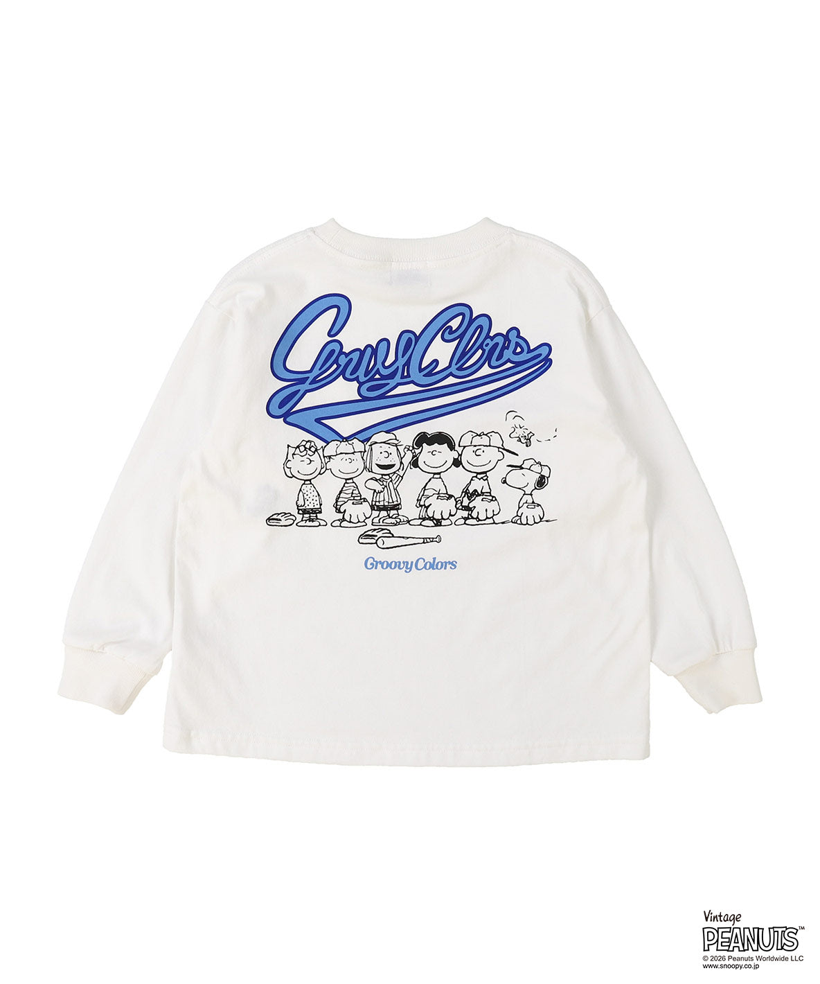 SNOOPY BASEBALL L/S Tee