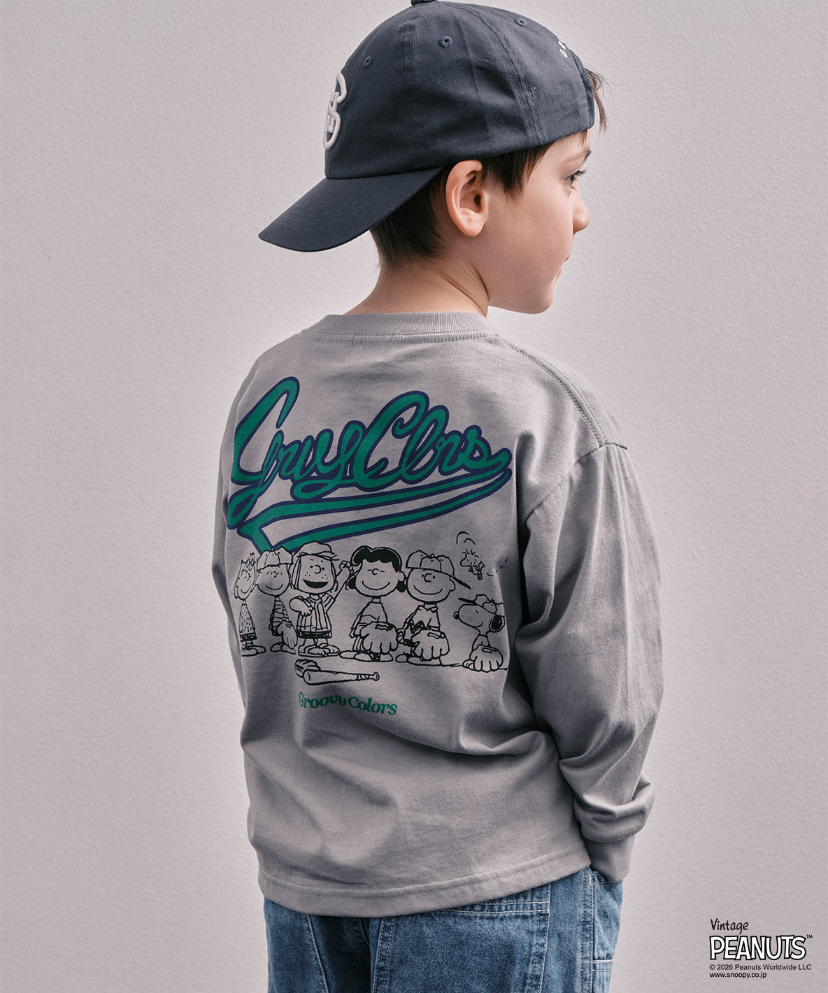 SNOOPY BASEBALL L/S Tee