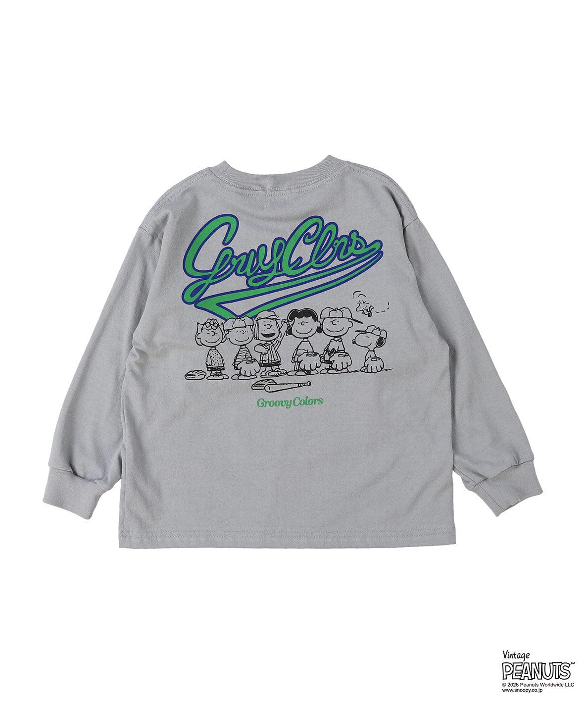 SNOOPY BASEBALL L/S Tee