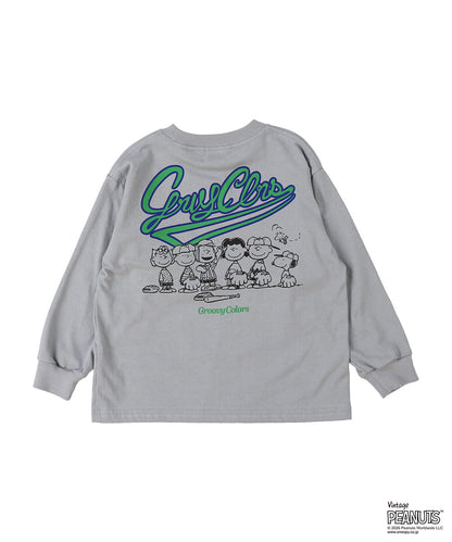 SNOOPY BASEBALL L/S Tee