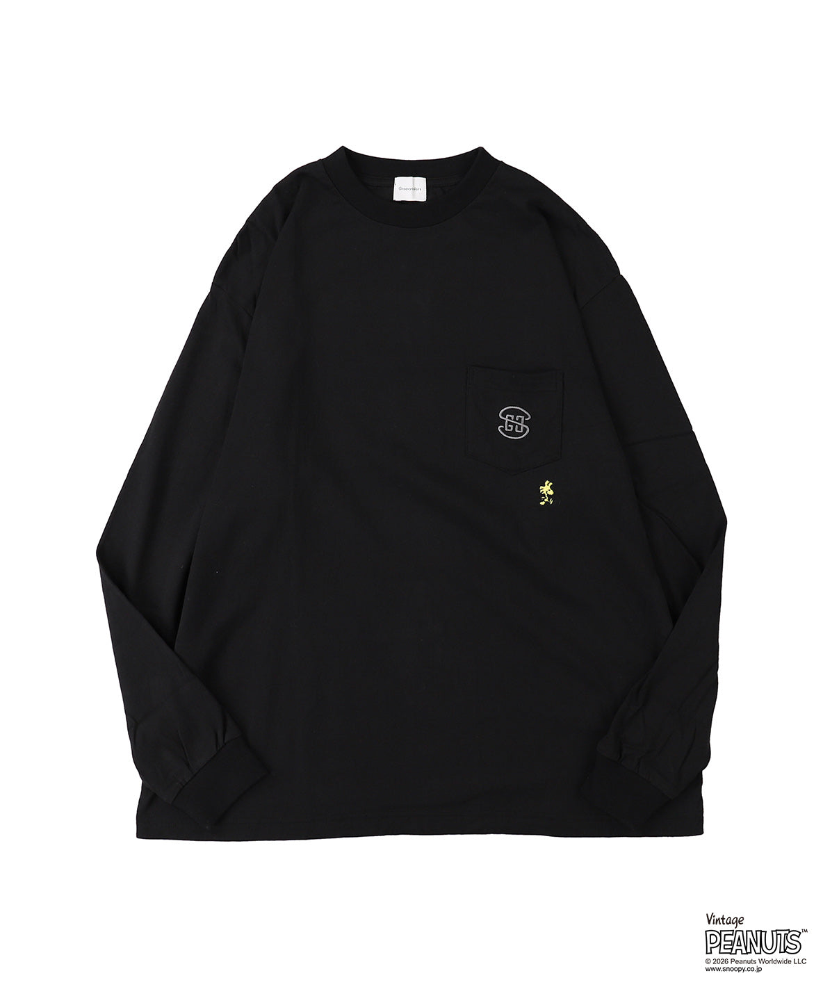 SNOOPY BASEBALL L/S Tee(MENS)