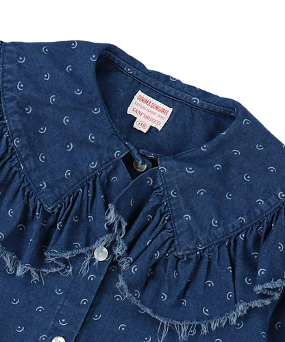 Indigo Print Blouse