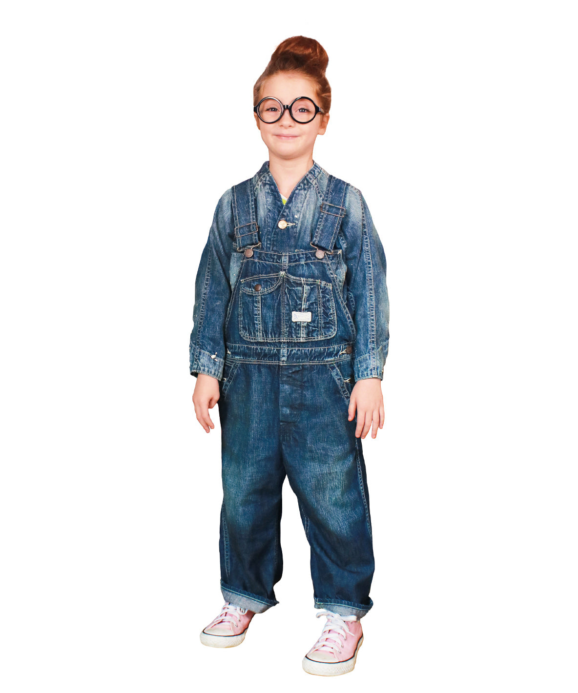 8oz Denim Collarless Coverall Jacket