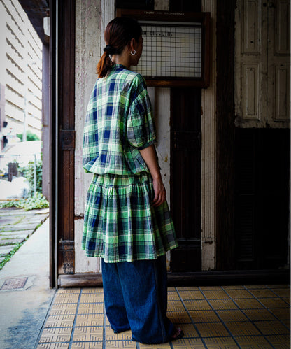 Madras Plaid Docking Dress