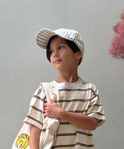 Herringbone Striped Cap