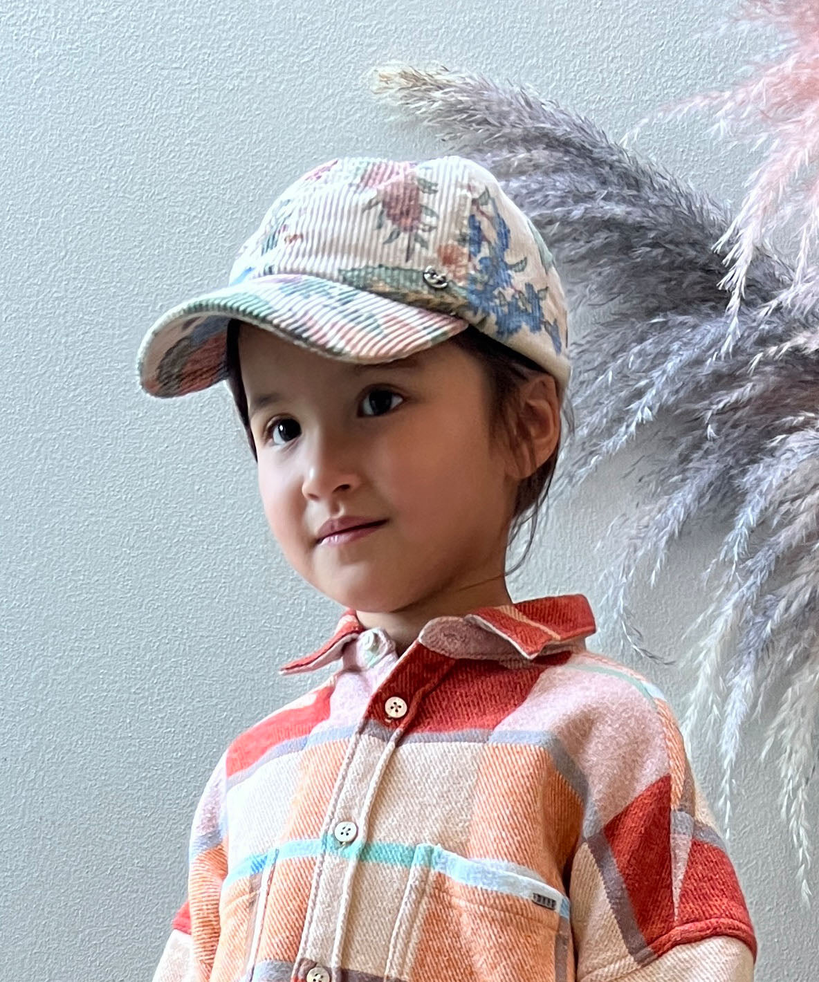 Botanical Print Corduroy CAP