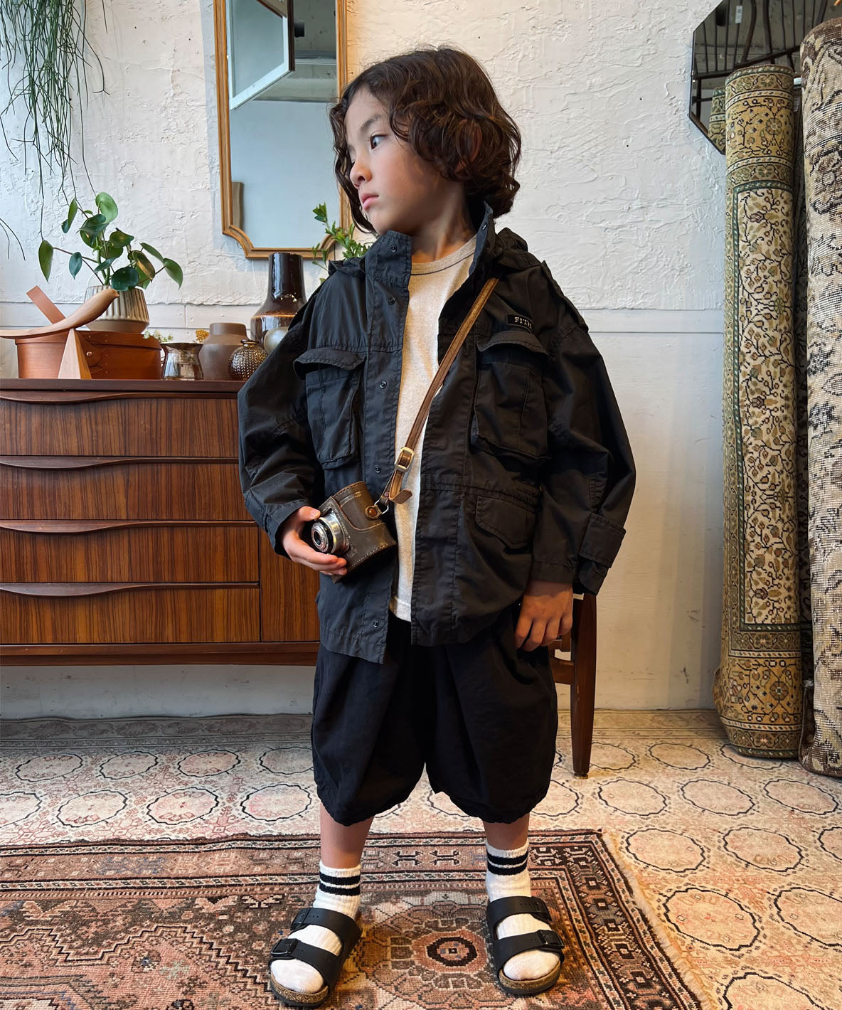 Organic Cotton Typewriter Blouson