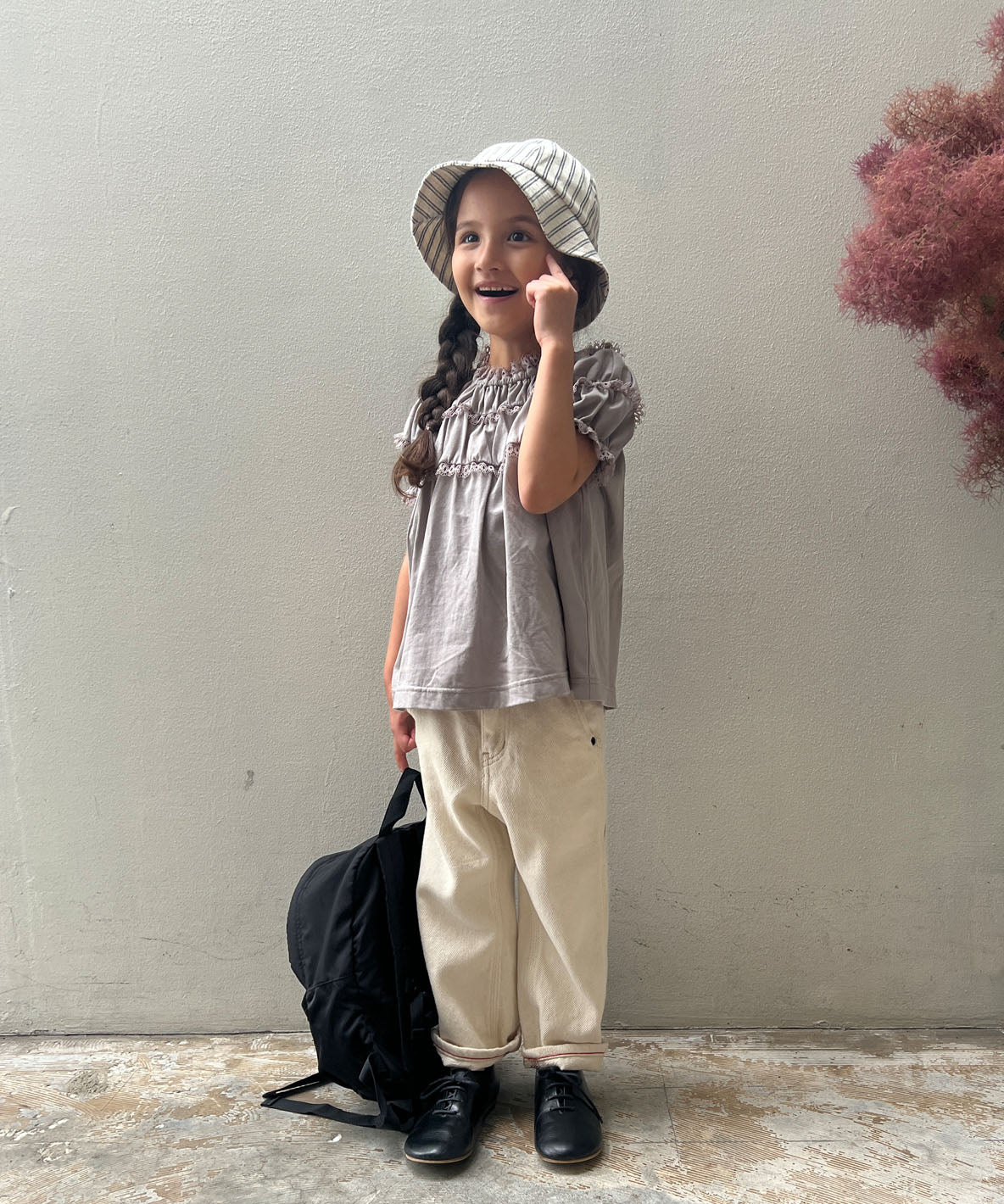 Lace Smocked Tee