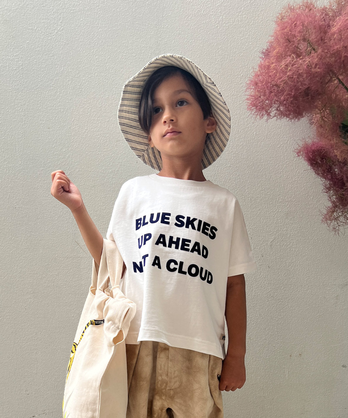Smooth Cotton Jersey BLUE SKIES Tee
