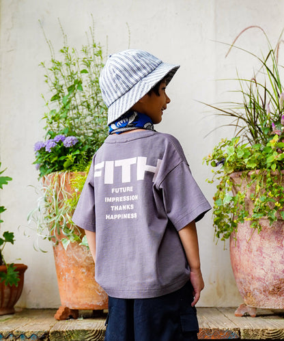 Smooth Cotton Jersey and Back Logo Tee