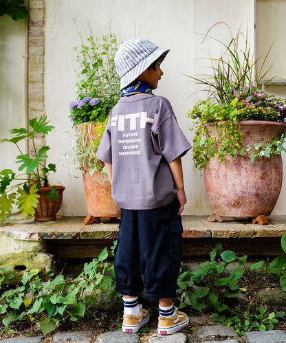 Smooth Cotton Jersey and Back Logo Tee