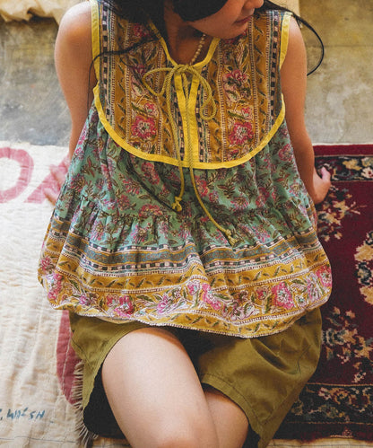 Indian-like Print Blouse