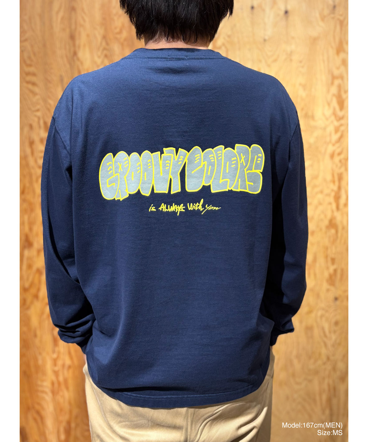 Graffiti Logo Long Sleeve Tee(MENS)