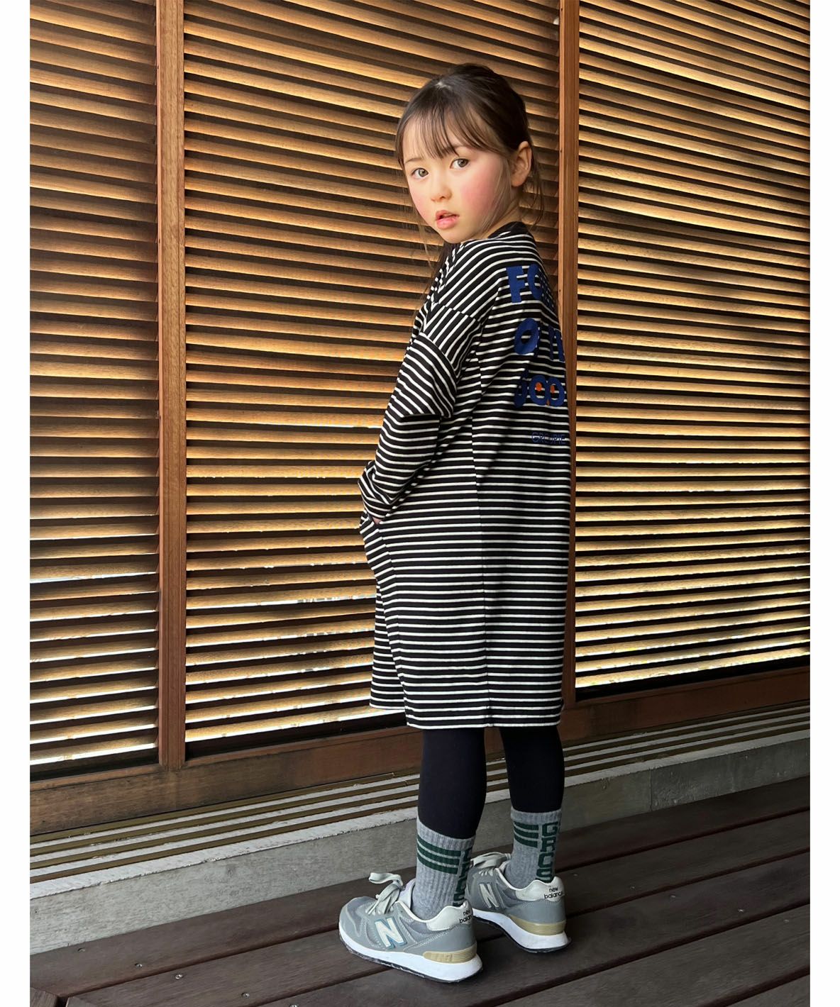 Striped FOCUS Tent-silhouette Dress