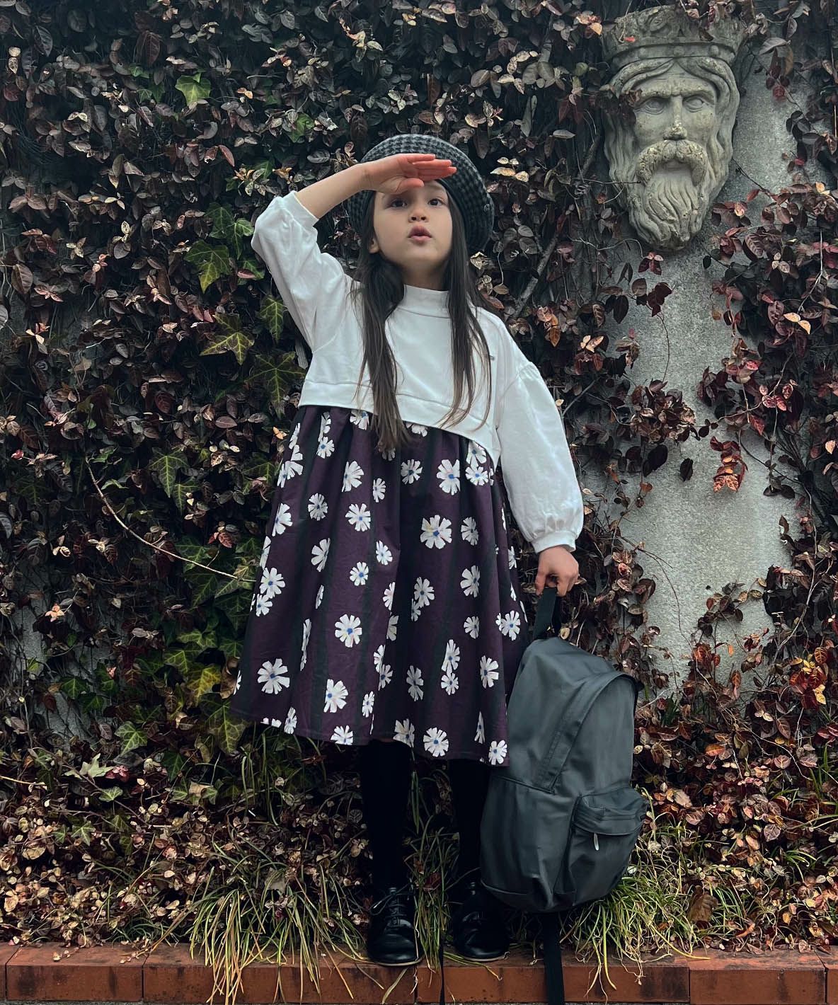 Plainstitch Flower Print Dress
