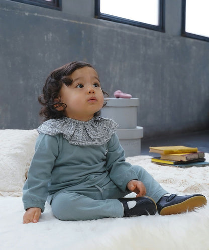 Baby Feather Knit and Double Gauze Pants