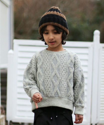 Lampswool Cable Pile Sweatshirt