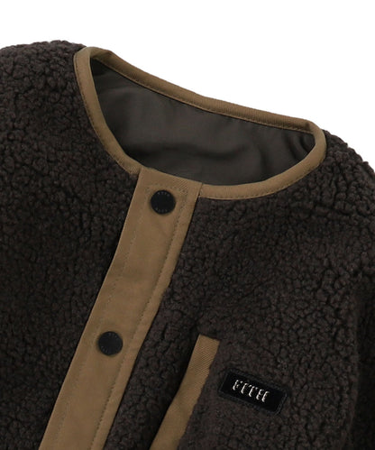 Heat Warm Sheep Boa Reversible Coat