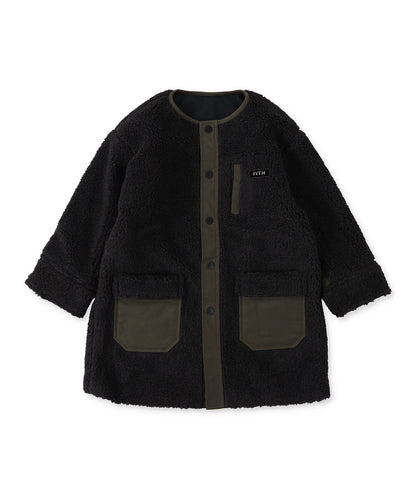 Heat Warm Sheep Boa Reversible Coat
