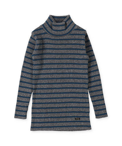 Washable Cotton Knit Turtleneck Pullover