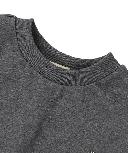 Combination Knit Detachable Collar Sweatshirt