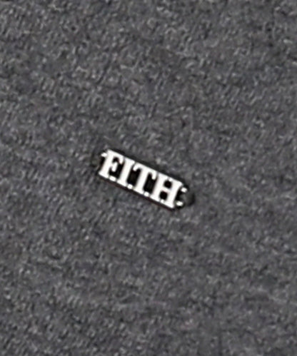 Combination Knit Detachable Collar Sweatshirt