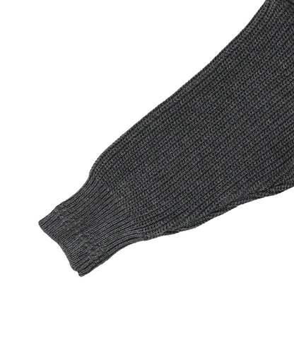 Combination Knit Detachable Collar Sweatshirt