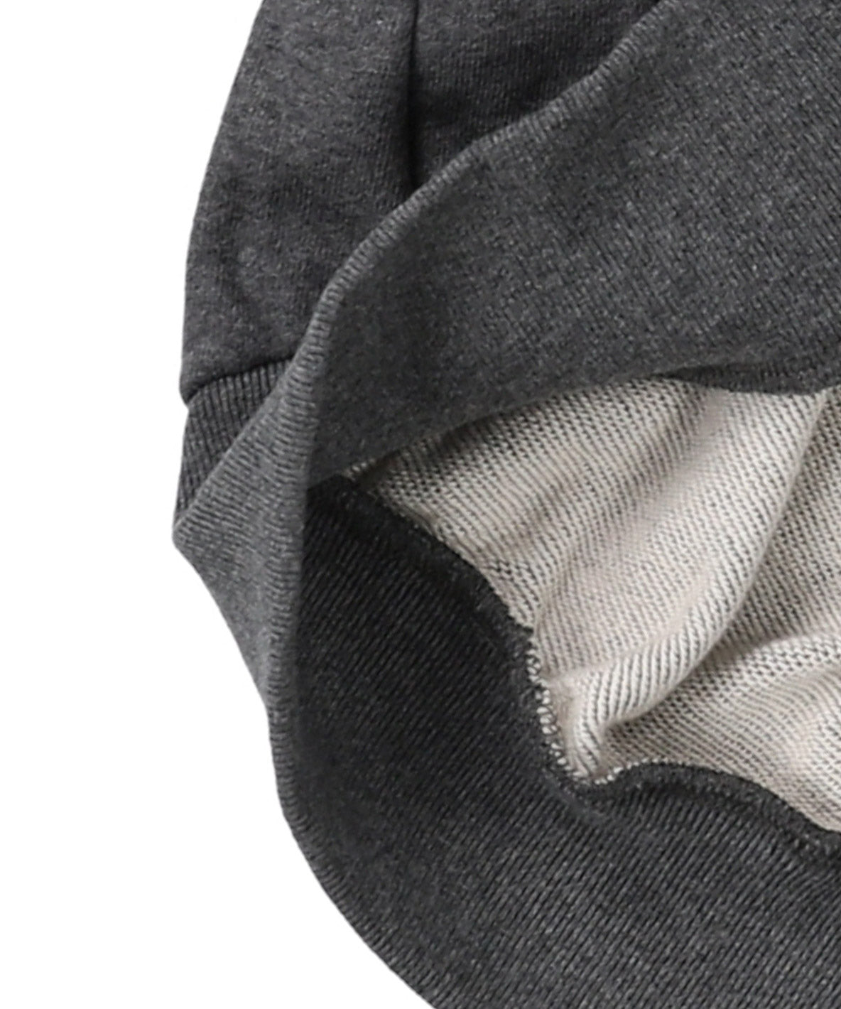 Combination Knit Detachable Collar Sweatshirt
