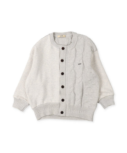 Combination Knit Cardigan
