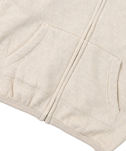 Long-cut Looped Pile Zip-up Hoodie