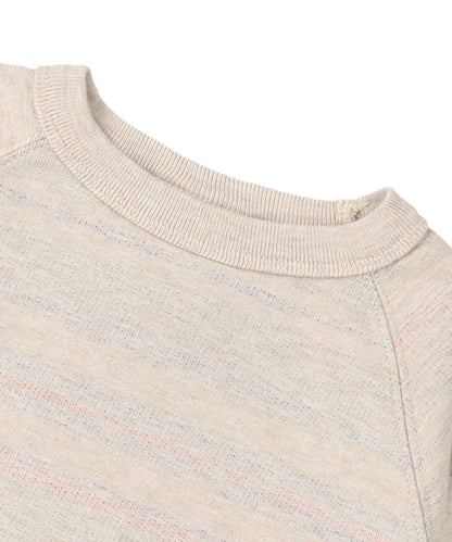 Inlay Brushed Fleece Striped GRAMICCI Sweat Pullover