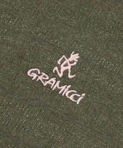 Inlay Brushed Fleece Striped GRAMICCI Zip-up Sweat Hoodie