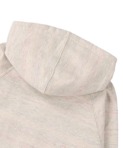 Inlay Brushed Fleece Striped GRAMICCI Zip-up Sweat Hoodie